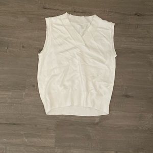 Cream vest